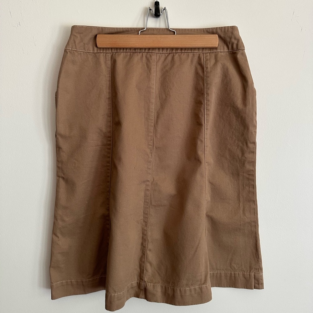 Boden Mini Skirt- Brown - 100% cotton